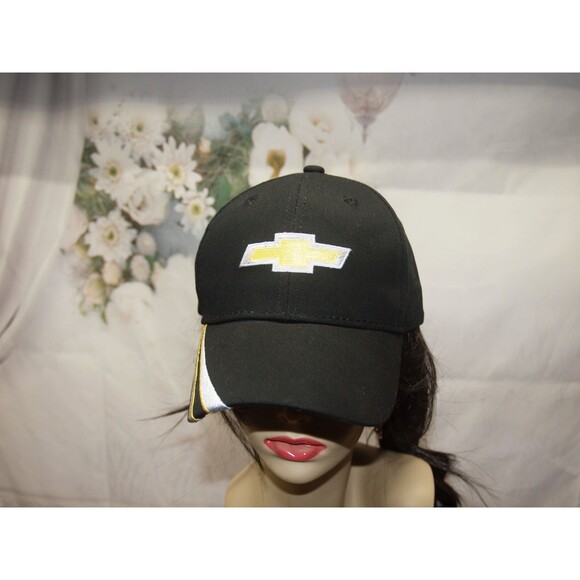 Genuine Chevrolet hat with Racing Strip on brim Sun Chevy Embroidered Unisex Cap - Picture 1 of 6